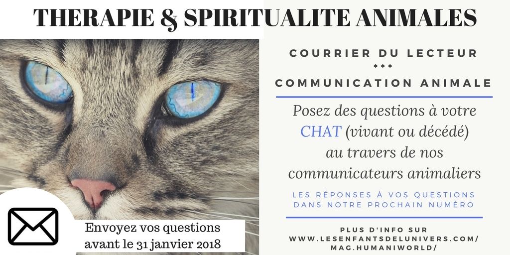 Courrier Du Lecteur Et Communication Animale Magazines Humaniworld Et Therapie Spiritualite Animales