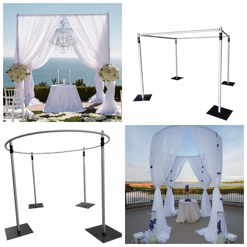 Circle Pipe And Drape For Wedding Event Pipeandrapesystem Over