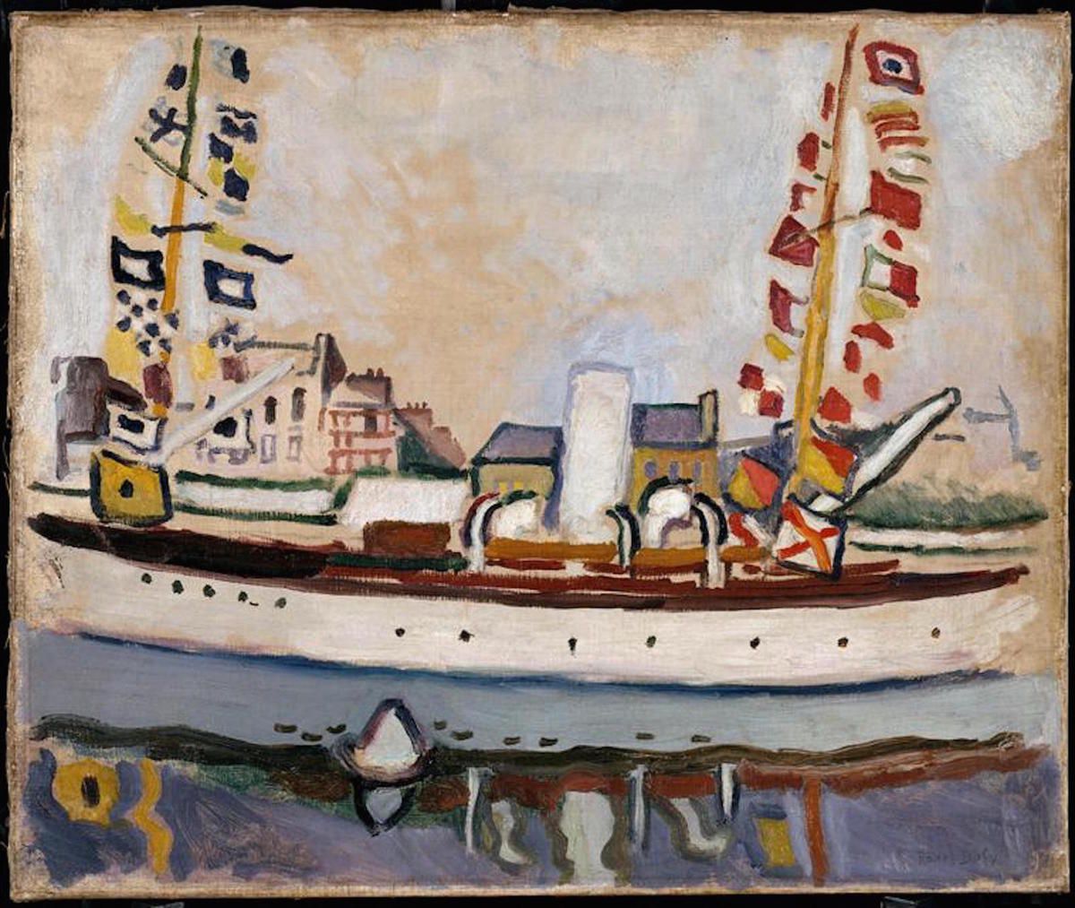 Le Yacht anglais" du peintre Raoul Dufy - BlablaARTS - Brigitte Roussey