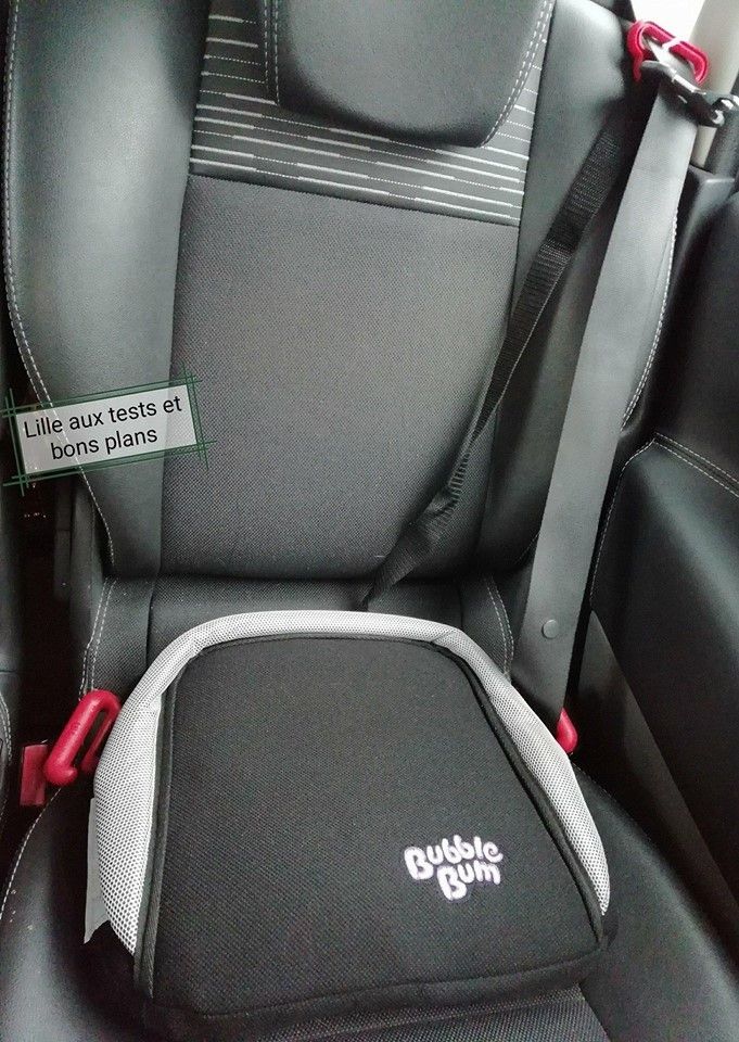 rehausseur bubble bum crash test