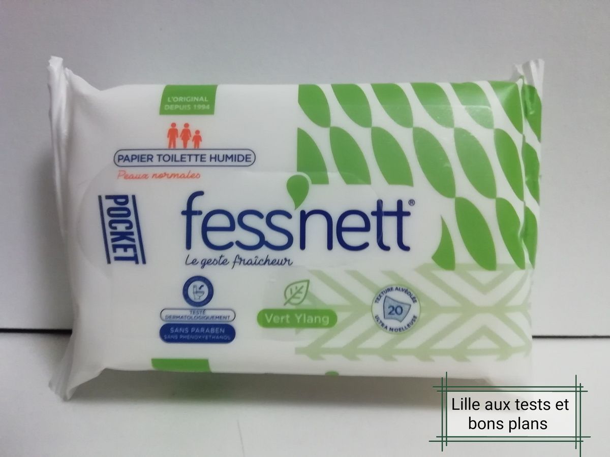 Papier toilette Humide Sensitive Sans Parfum FESS'NETT