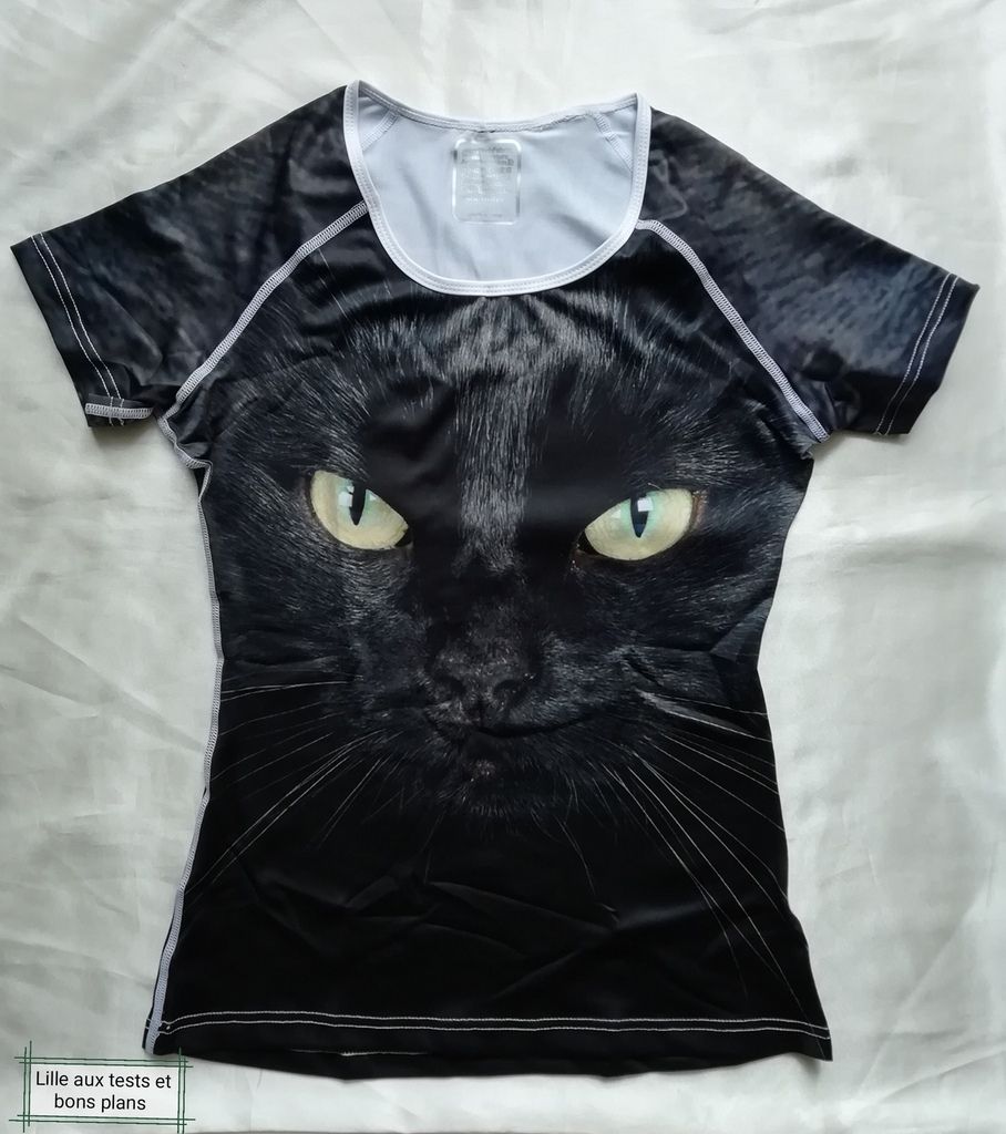 Test T Shirt Chat Noir En Partenariat Avec Ma Deco Feline Lille Aux Tests Et Bons Plans