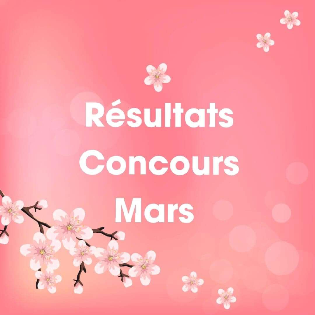 RESULTATS CONCOURS MARS 2020