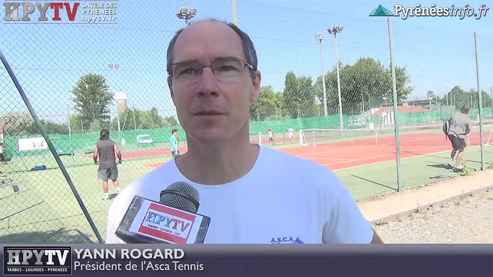 Le président de l'Asca Tennis (HPyTv Tarbes).