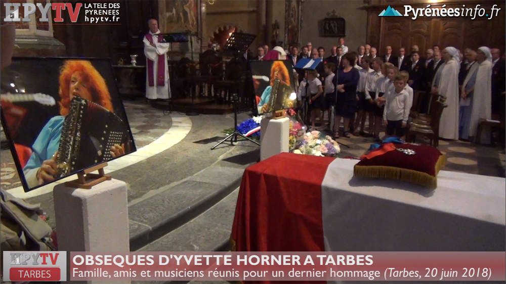 Obsèques d'Yvette Horner