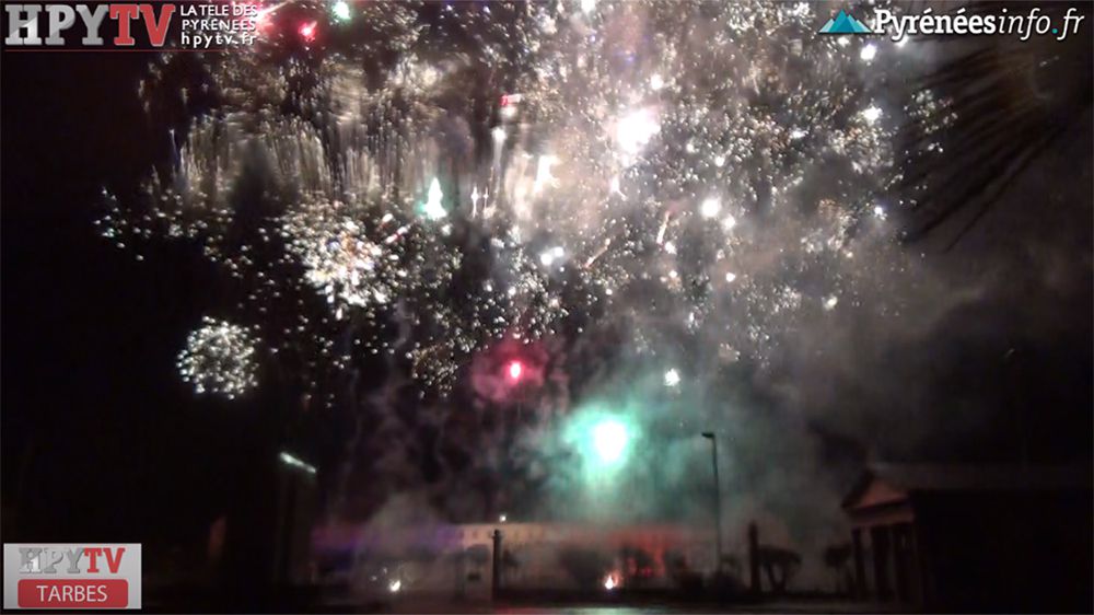 Feu d'artifice à Tarbes