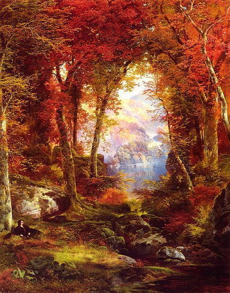Le Tableau du Samedi :Thomas Moran, Sous les arbres, 1865. 