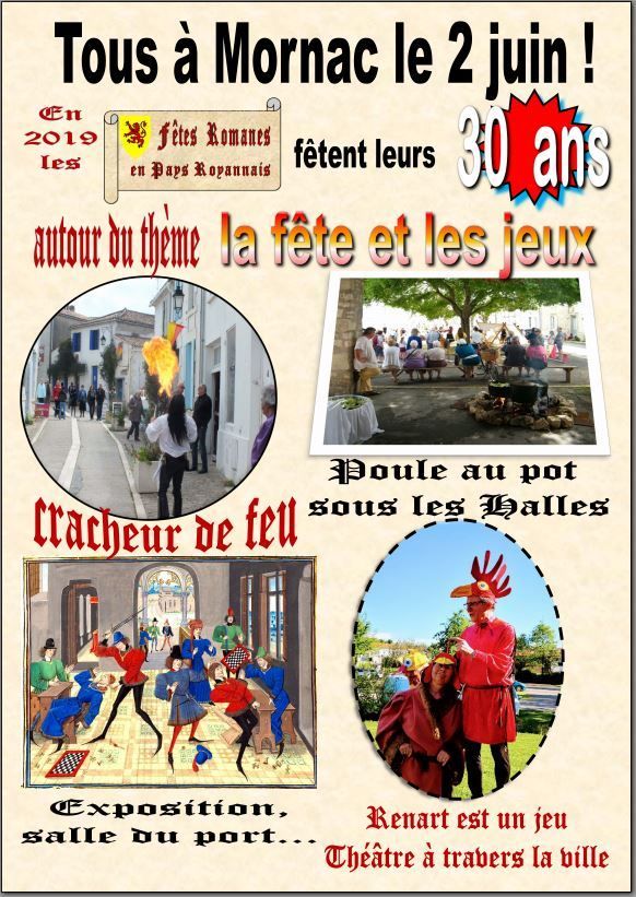 Tous à Mornac le 2 juin