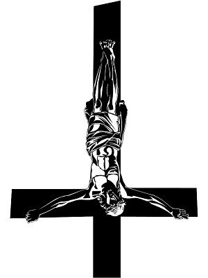 Crucifix renversé 