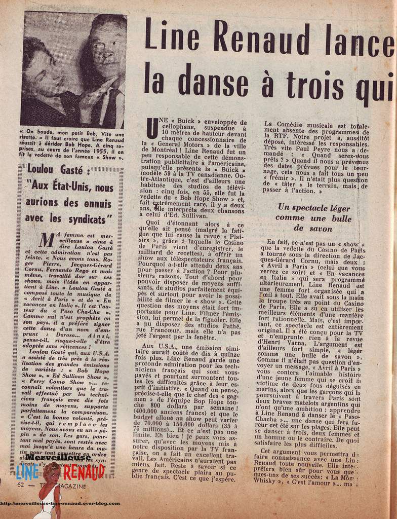 PRESSE: Télé Programme Magazine 1961