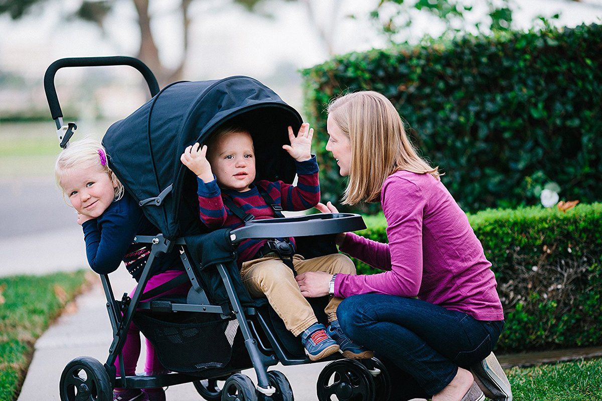 sit and stand baby stroller