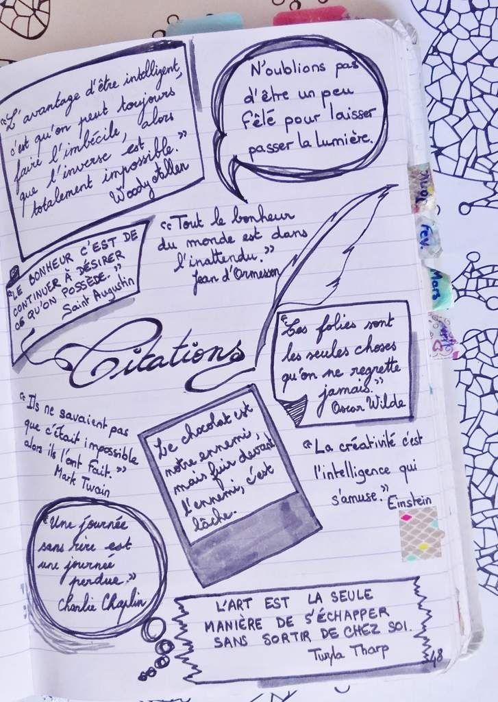 Mes Citations Preferees Tiph S Bullet Journal
