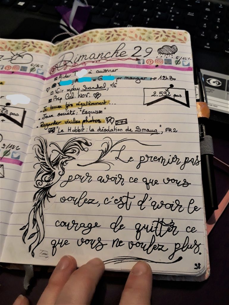 5 Facons D Inserer Des Citations Dans Son Bullet Tiph S Bullet Journal