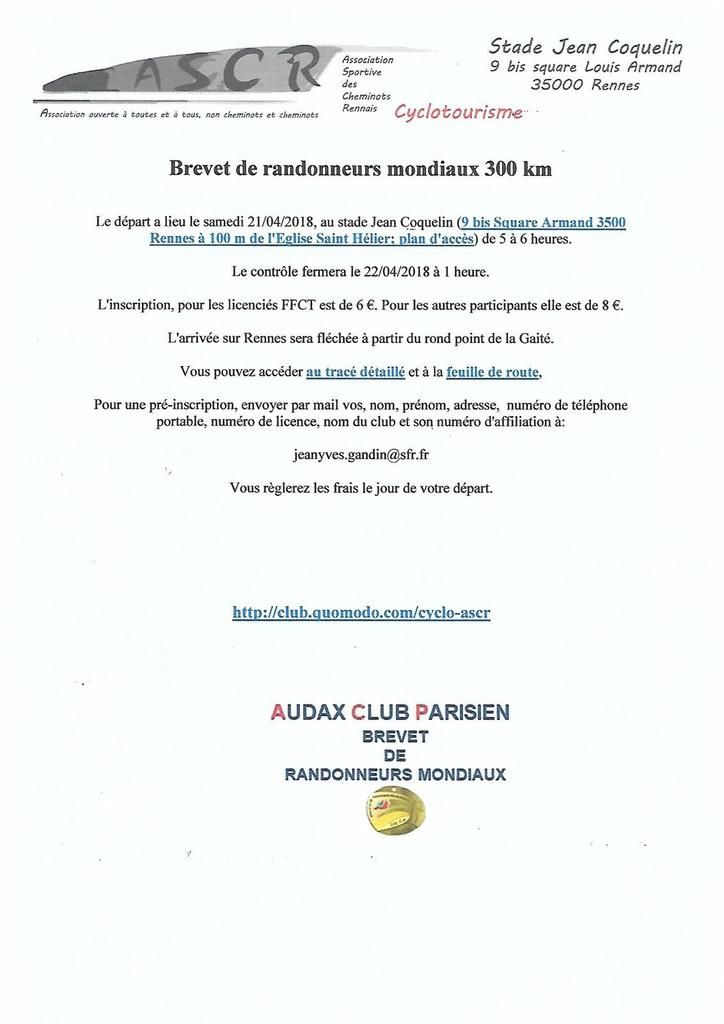 randonneurs mondiaux