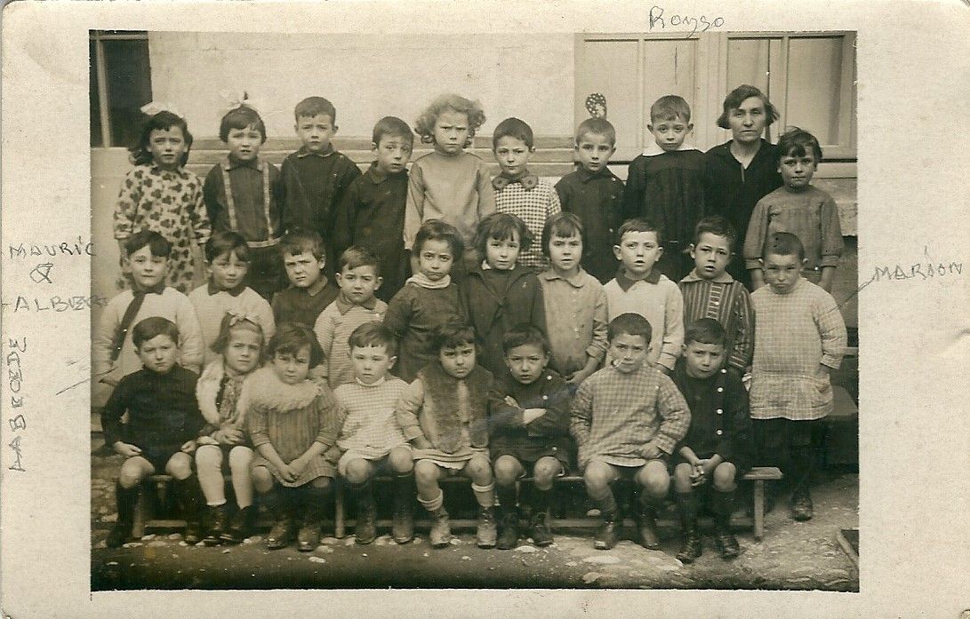 Quillan, photo de classe vers 1926 
