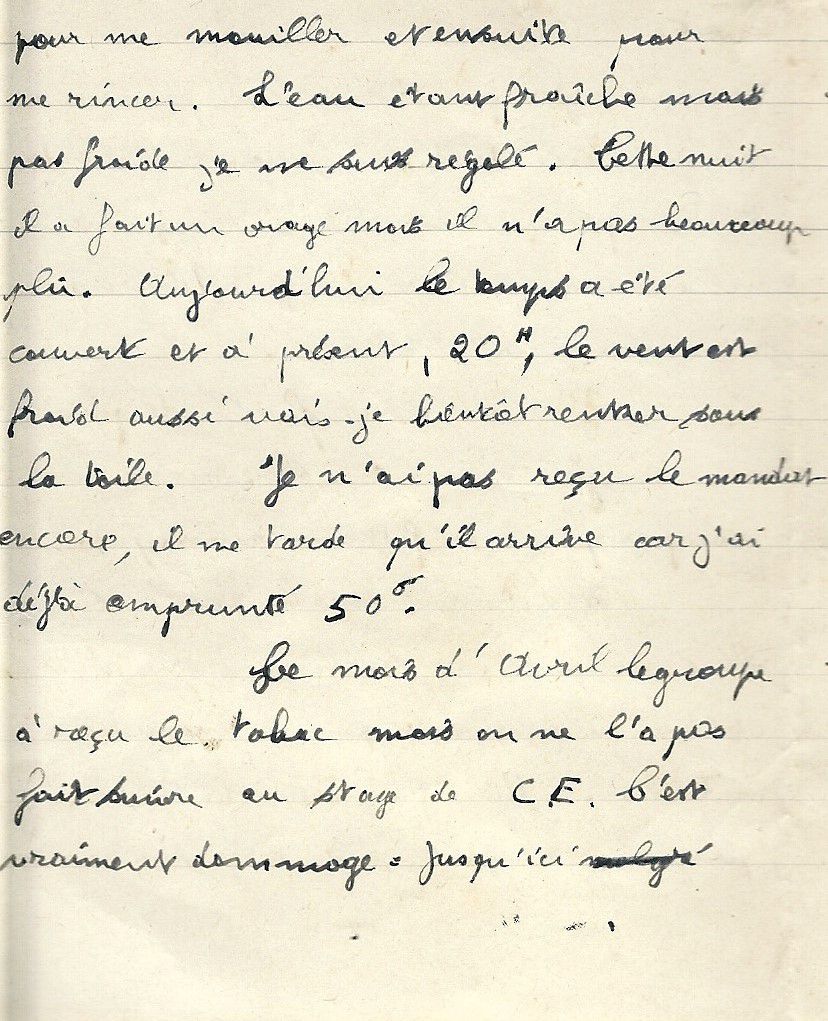 Albert Jarlier Lettre n°2 du 19 mai 1942 p4