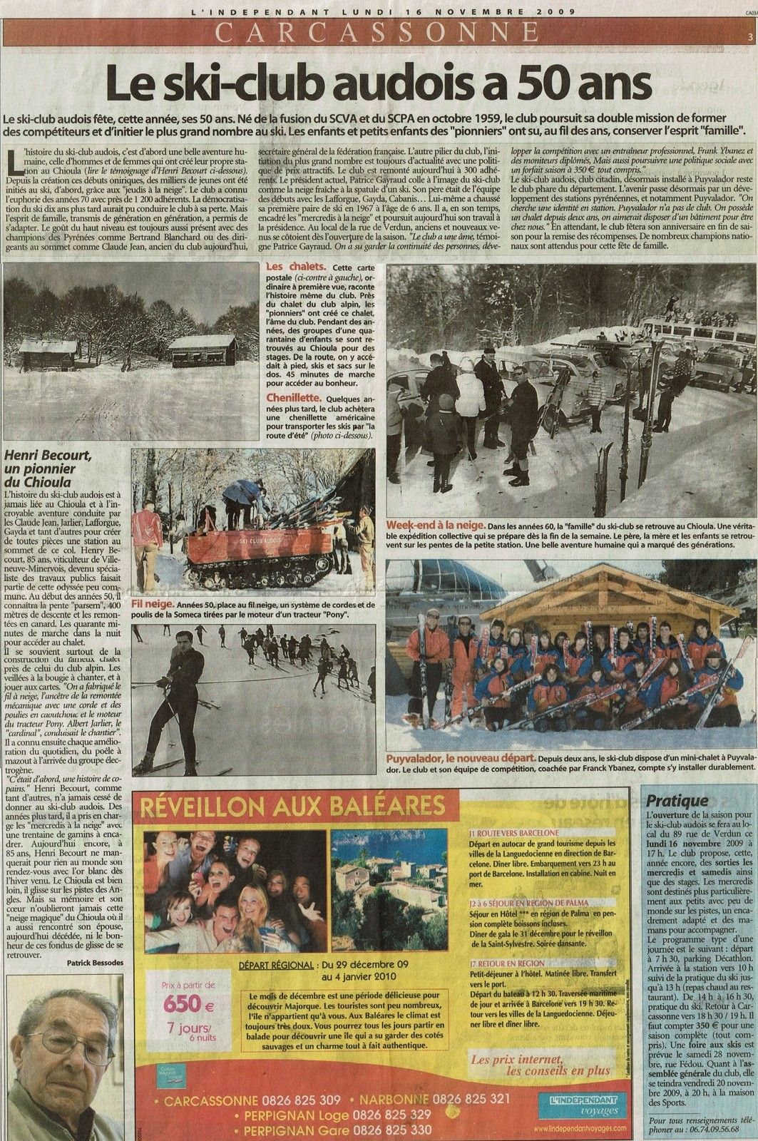 Ski club audois Chioula