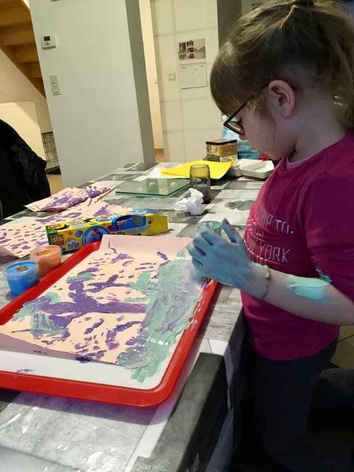 peinture a doigts ses créative
