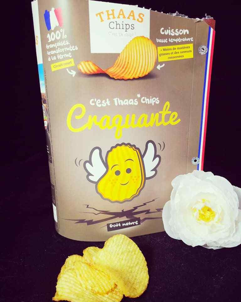 chips moins salé