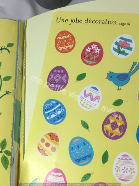 livre autocollants pour enfant