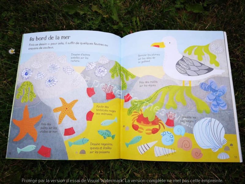 livre d'activité pour enfant