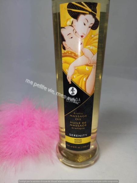 l’huile de massage shunga sexy frisson