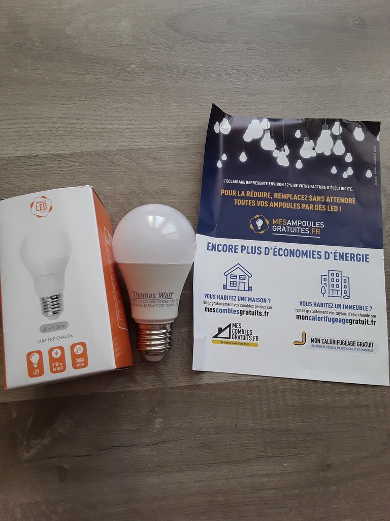 avis mes ampoules gratuites