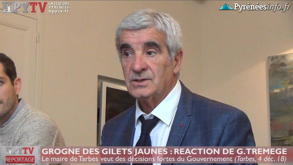 Gilets Jaunes : La réaction de Gérard Trémège (4 déc 18) | HPyTv La Télé de Tarbes