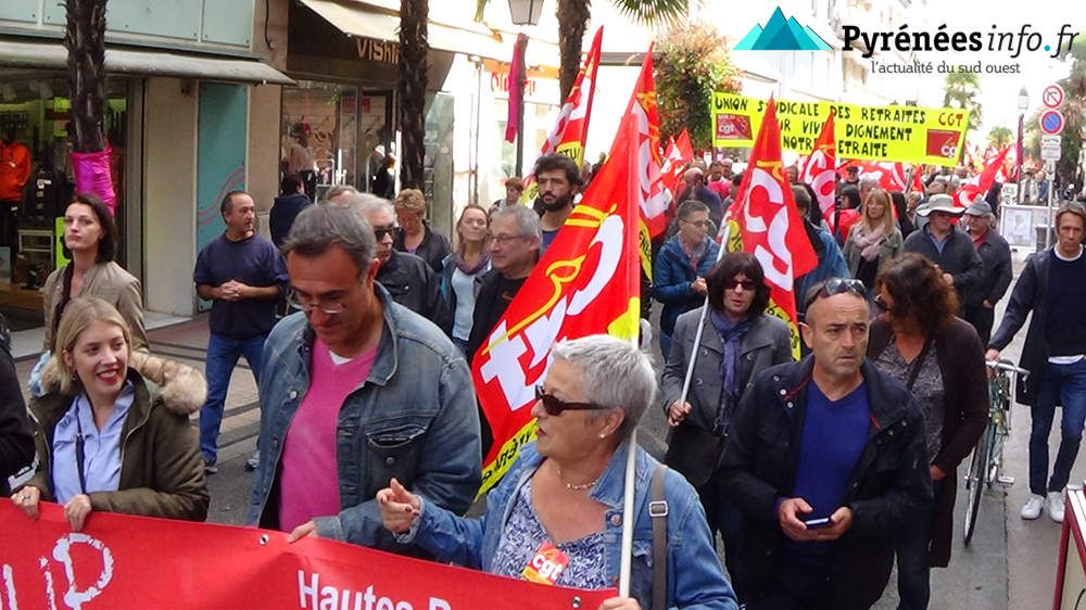 Manifestation à Tarbes