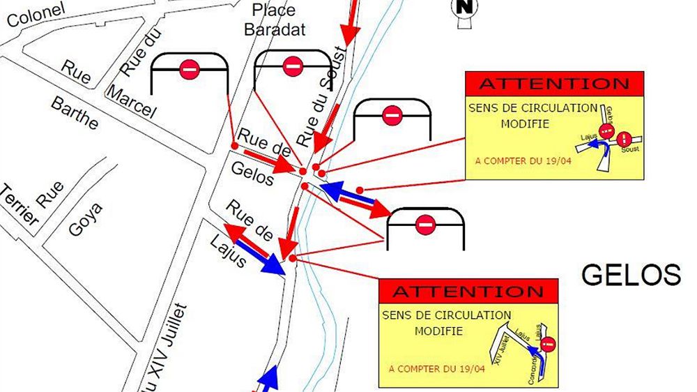 Circulation à Pau