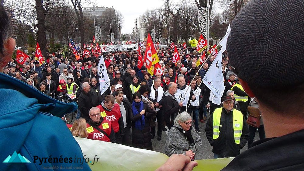 Manifestation à Tarbes