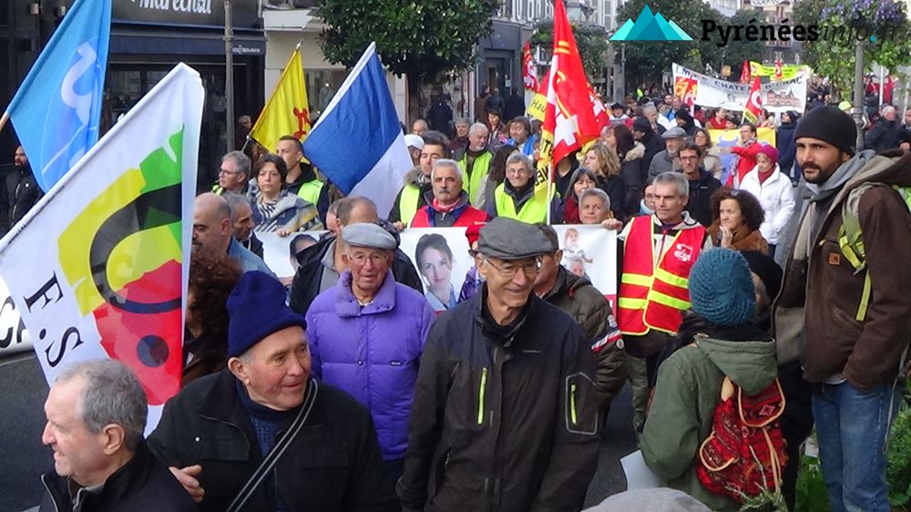 Manifestation à Tarbes