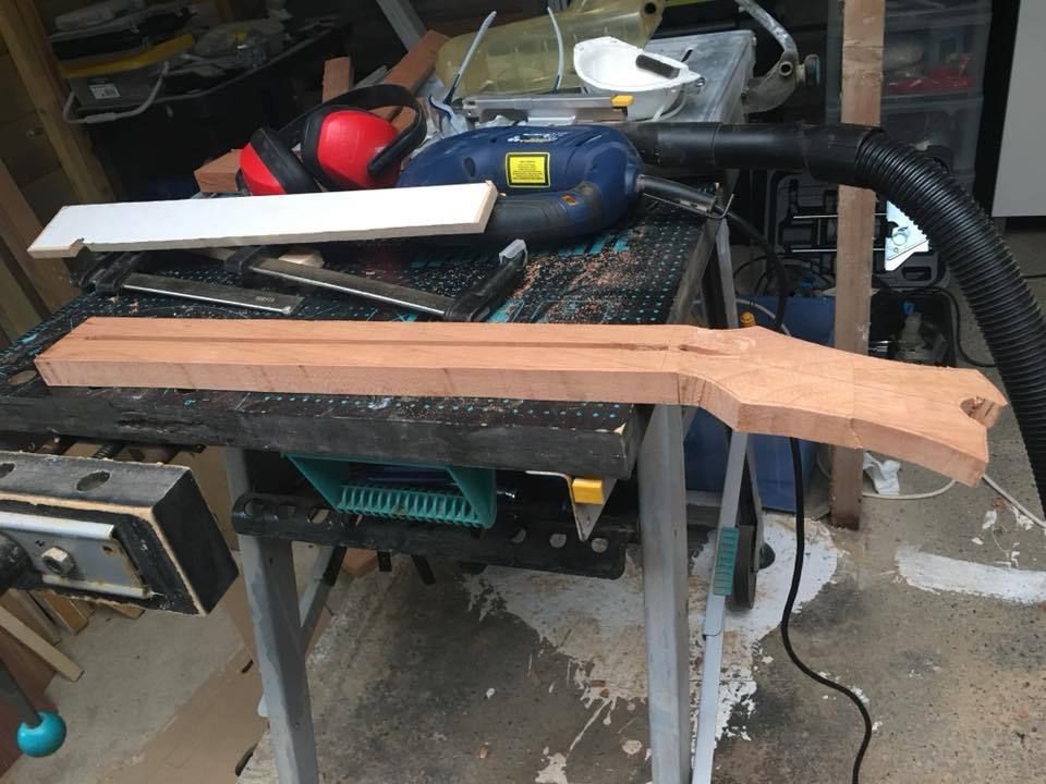 neck blank shaped