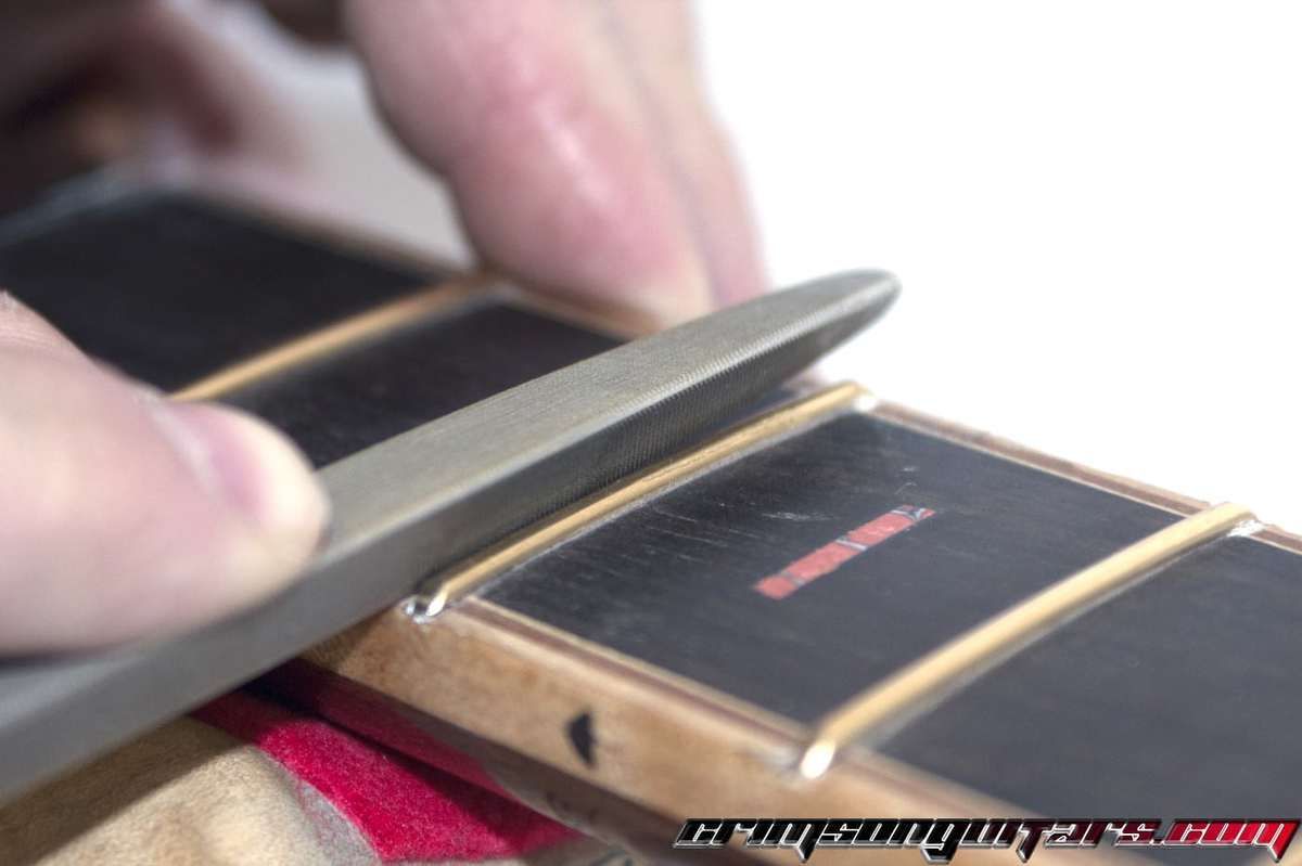 Fret crowning file