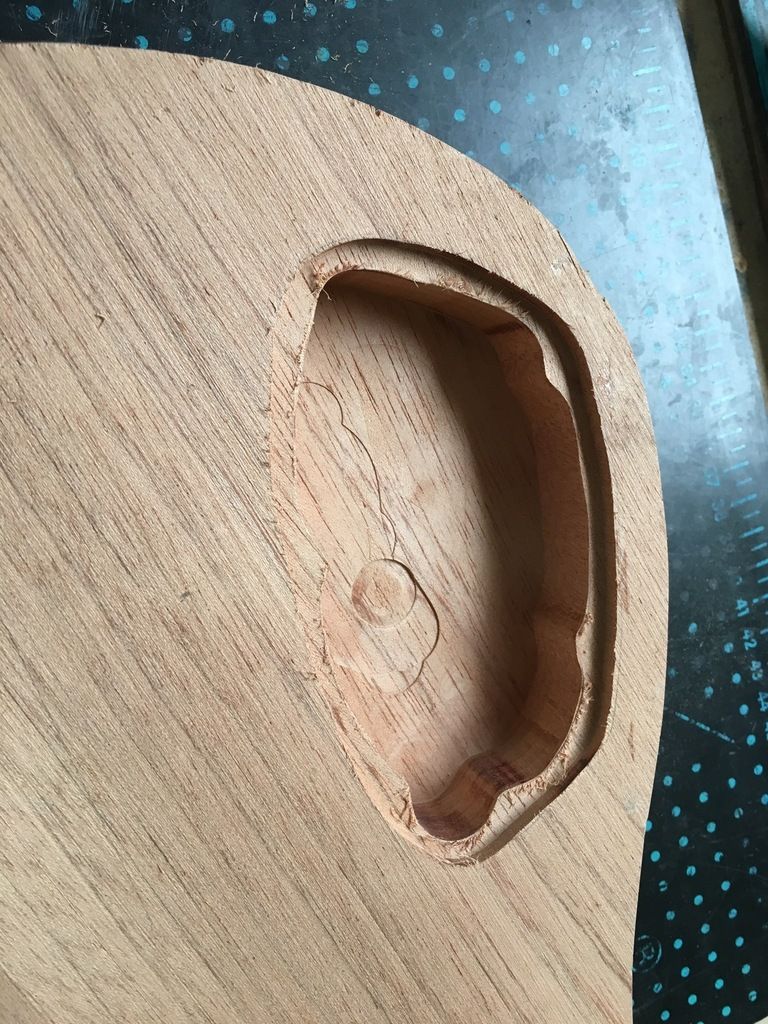 guitar routing cavity
