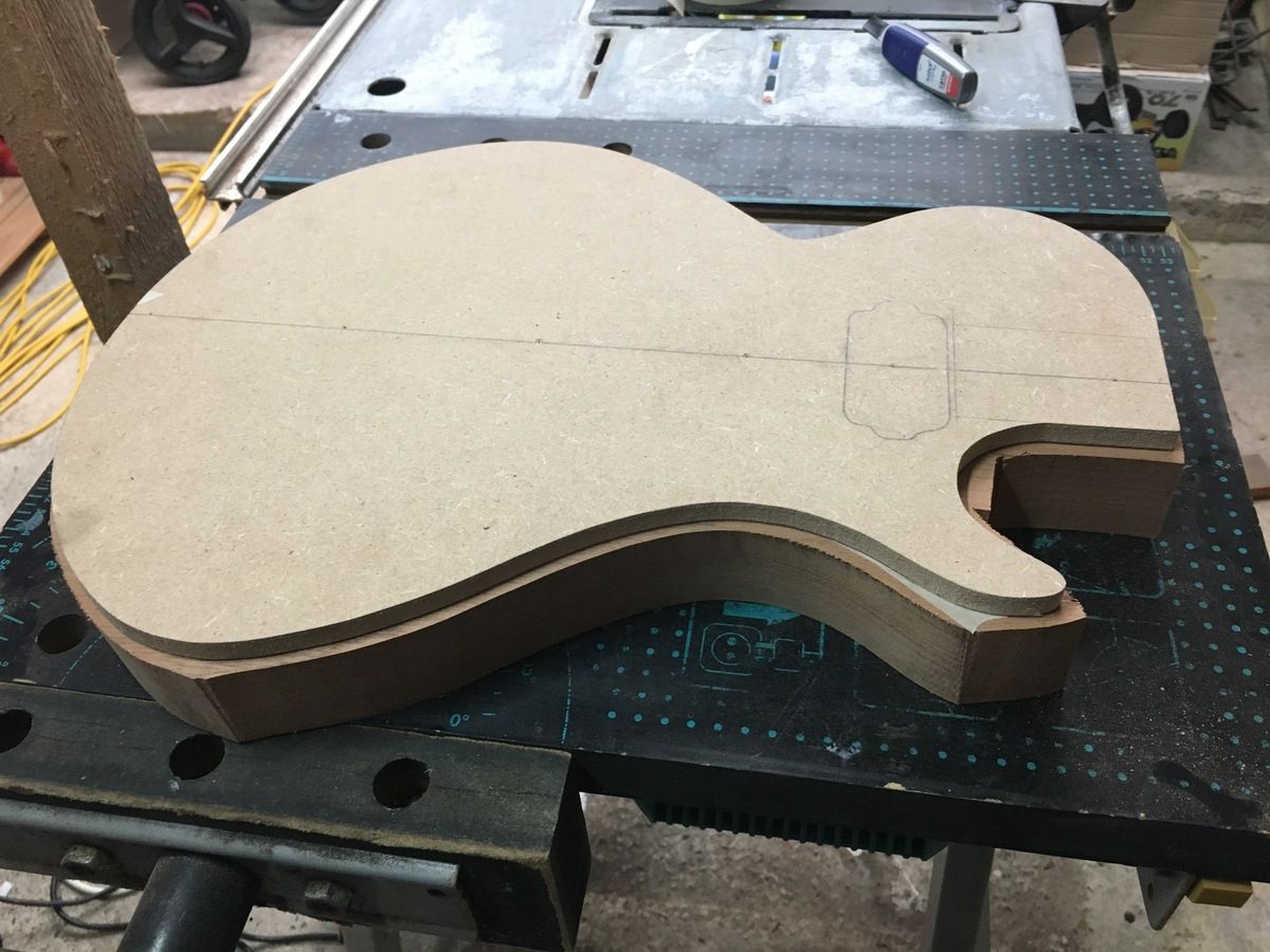 guitar body routing