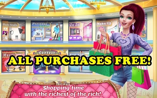 Rich Girl Mall Shopping Game Cheats Unlock All Purchases Free