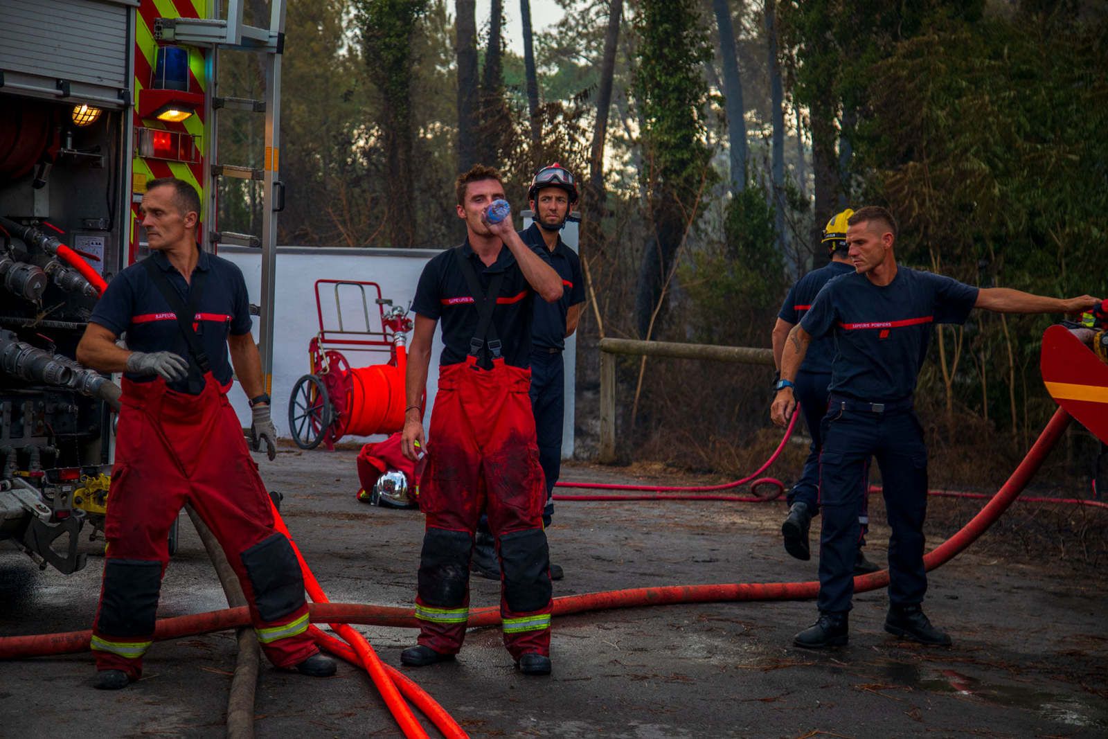 incendie à Anglet