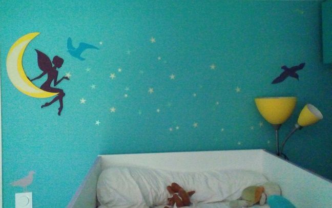Chambre d'enfant : pluie d'étoiles phosphorescentes pour faire de beaux  rêves - dix petits doigts