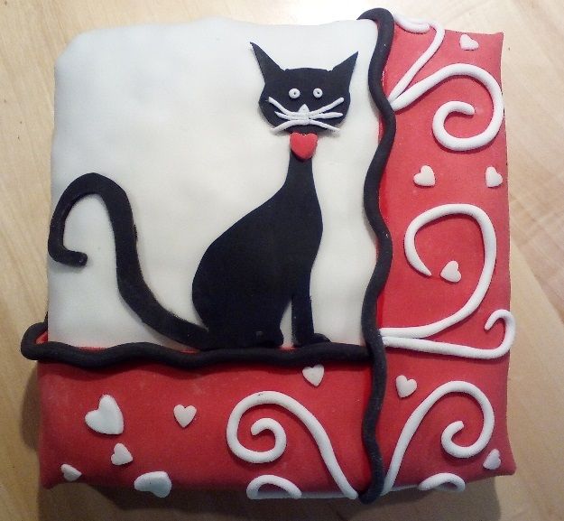 Gateau En Pate A Sucre Chat Dix Petits Doigts Gateau En Pate A Sucre Chat Dix Petits Doigts