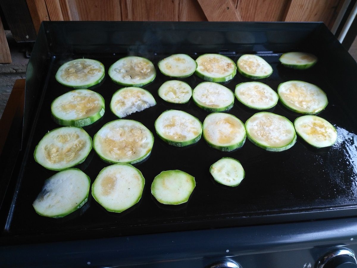 courgettes a la placha