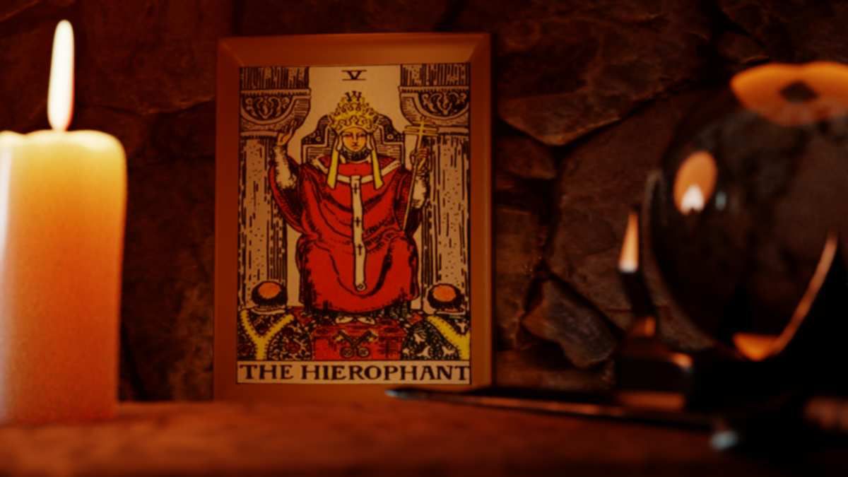 Hiérophante, Hierophant, Pope, Pape, High Priest, Grand Prêtre, Tarot, Tarot de marseille, tarot reading, psychic