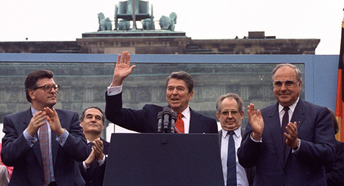Reagan à Berlin le 12 Juin 1987