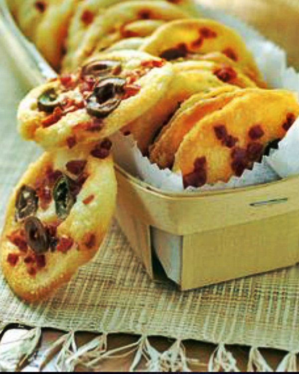 Biscuits au chorizo et aux olives 