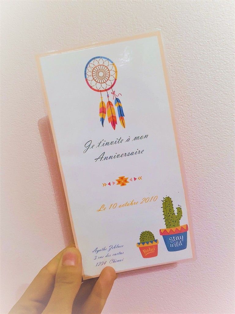 Faire Part Attrape Reve Invitation Anniversaire A Imprimer Gratuitement Mamantriplevie Over Blog Com