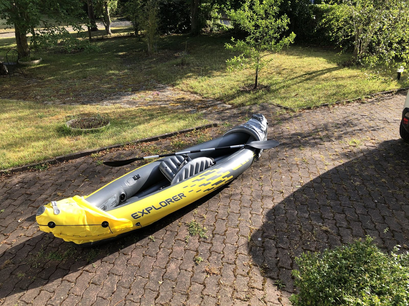 Essai du kayak gonflable Intex Explorer K2 - Balades en kayak ou paddle