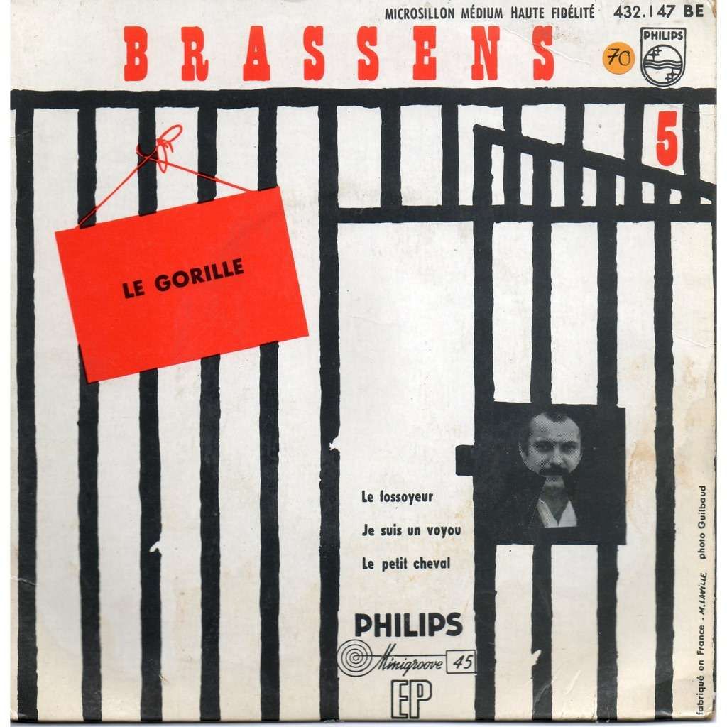The very rock-witted song The Gorilla by French singer George Brassens, utterly irreverent and licentious, translated in English in the rocktranslation.fr blog.