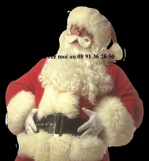 pere noel à domicile Paris 08 91 36 26 50 (1.99e l’appel que nous