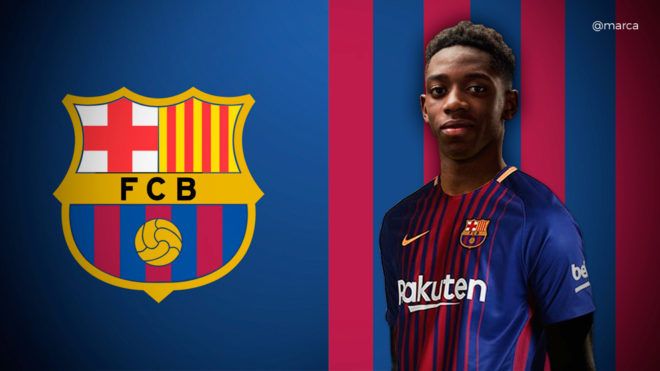 Camiseta FC Barcelona O. Dembélé Camiseta FC Barcelona O. Dembélé