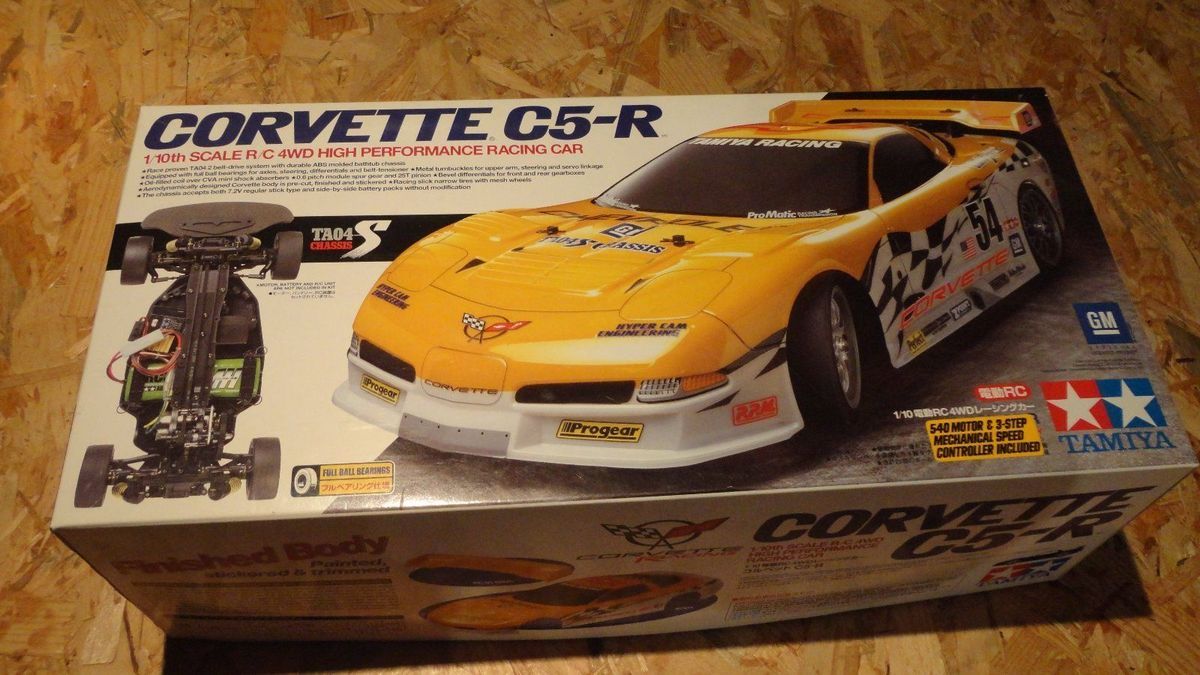 Tamiya CORVETTE C5-R 1/10 RCカーキット Rc Body Set Corvette C5-R none / Tamiya USA